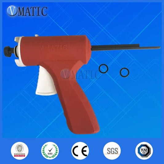 10ml Manual Dispensing Gun Kit for Soldering Flux & Solder With Syringe & Needle Tips Precision Control for PCB Repair