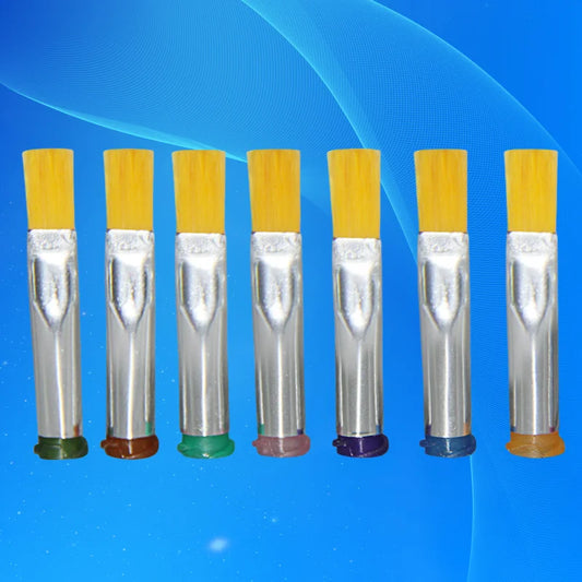 10-Pcs Industrial Dispensing Tips Kit | Multi-Gauge (14G-27G) Flat Brush Applicators for Epoxy & Resin Coating