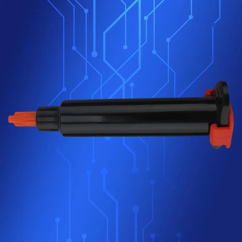 Free Shipping 10cc/ 10ml Black Pneumatic Syringe Barrel Set Glue Dispensing Syringe Piston/ Stopper & End Cover