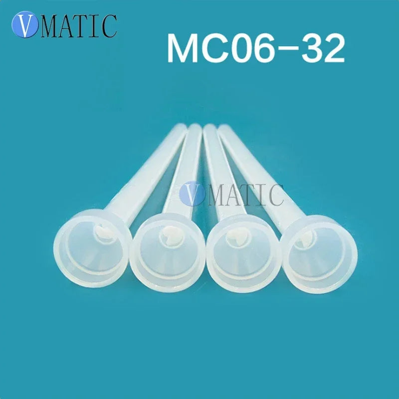 MC06-32 Industrial Static Mixer Nozzle ▶ For 2-Component Epoxy Resin (White Core)  ≤0.5% Mixing Deviation