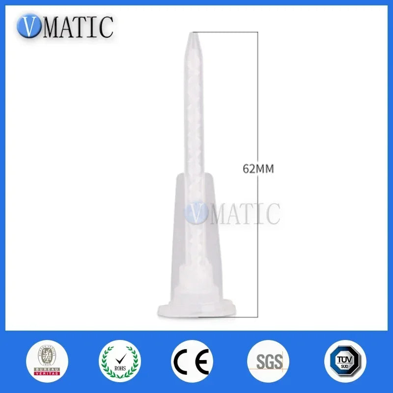 ‌100pcs MA3.0-17S Static Mixer Nozzles 3mm | High-Viscosity Resin Mixing Tips for Two-Part Epoxy/Silicone/Adhesive (Bulk Industr
