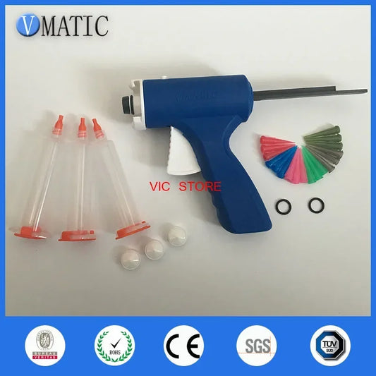 10ml/10cc Single-Liquid Epoxy Resin UV Glue Syringe - Manual Caulking Gun Dispenser for DIY & Industrial Use (Free Shipping)