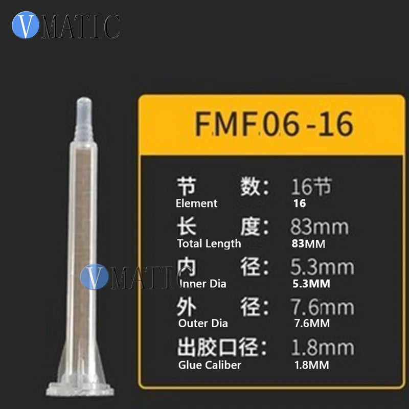 ‌30Pcs FMF6-16 Gold Static Mixers | Dual-Cure Epoxy Nozzles for Auto/Electronics Free Shipping‌
