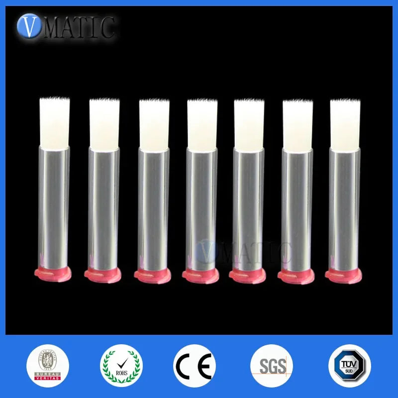 25G 6mm Double Screw Thread Glue Dispensing Needle with EFD Soft Brush - Round Mouth Design (Free Shipping)