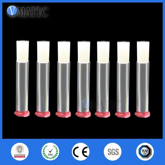 25G 6mm Double Screw Thread Glue Dispensing Needle with EFD Soft Brush - Round Mouth Design (Free Shipping)