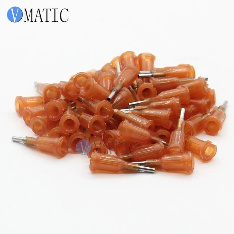 High Quality 100Pcs 15G 1/4 Inch Dispensing Glue Gun Needle Tip