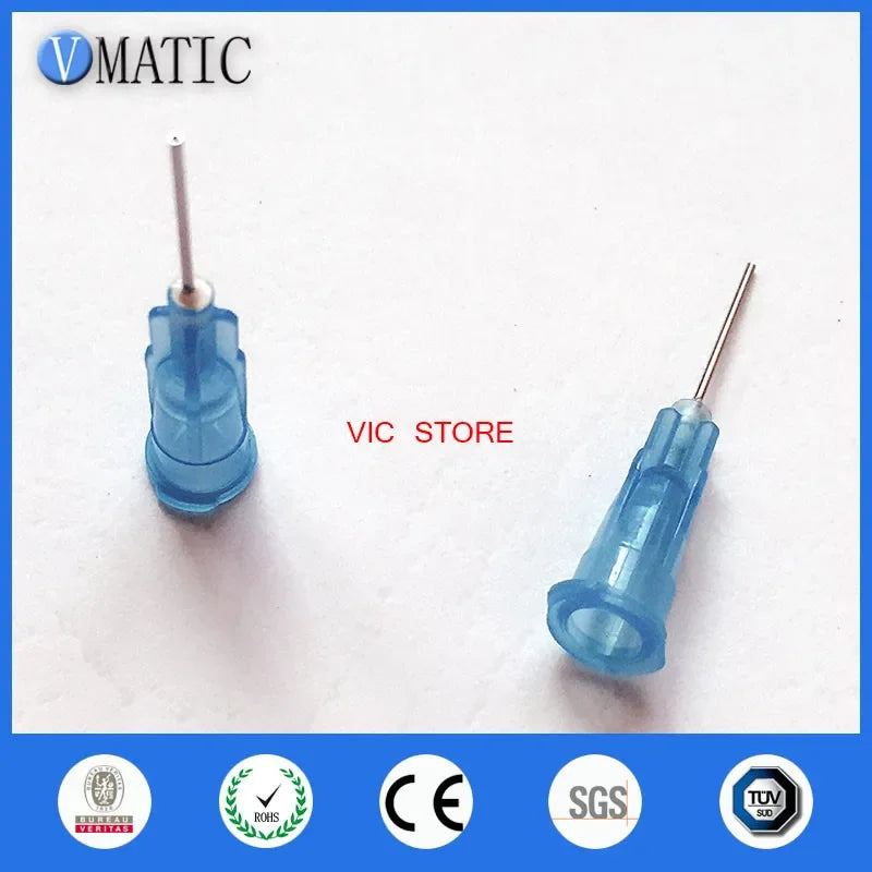 Free Shipping 100 Pcs 23G Quality Pinhead For Dispensing Machine Syringe Needle Metal Pinhead Glue Dispenser Needle 1/2 Inch