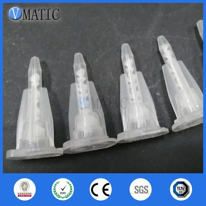 ‌MA3.0-8S Static Mixer Nozzles | 3.0-8mm Spiral Mixing Tips for High Viscosity Epoxy/AB Glue Dispensing (Leak-Proof Design)‌