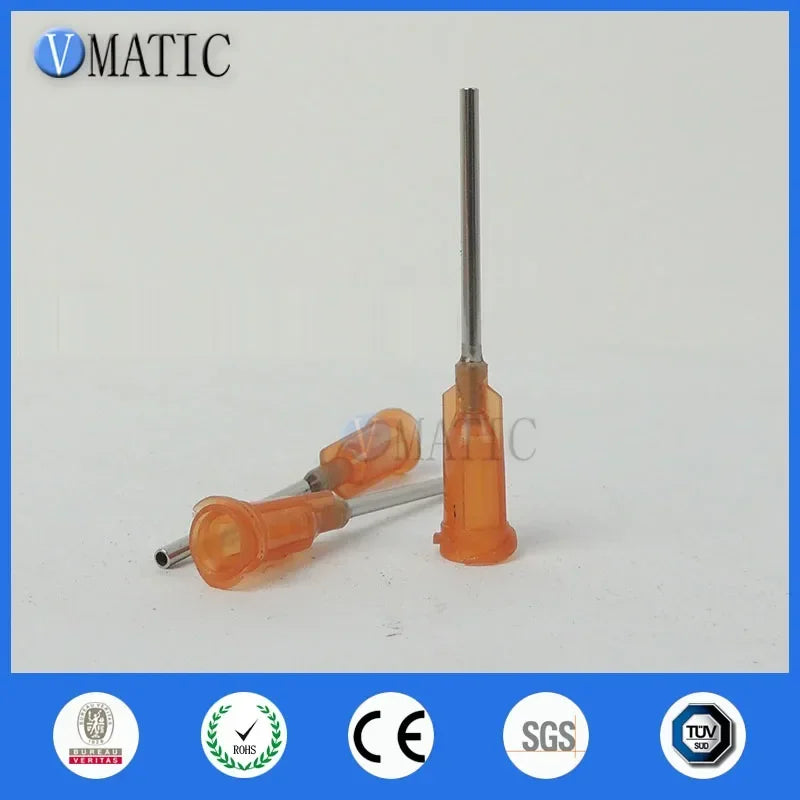 Free Shipping 15G 1.5'' Dispenser Needle Tips Luer Lock Tip End Dispensing Tips And Needles 1-1/2 Inch
