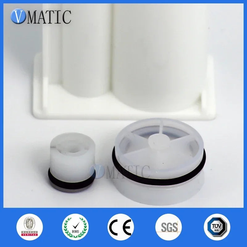 Free Shipping 2Pcs AB Epoxy Gun Cartridge 50 ml/cc Syringe 4:1 Two-Component Caulking Cartridge 4:1