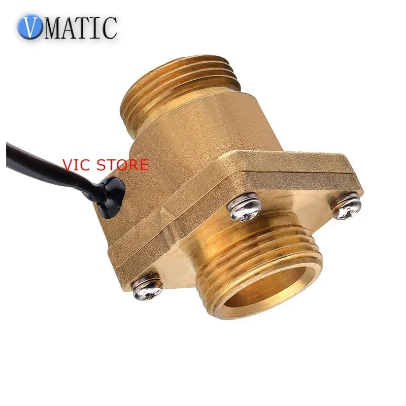 Free Shipping Electronic Water Urinal Flush Sensor VC4050 Male Thread Brass Magnetic Flow Switch