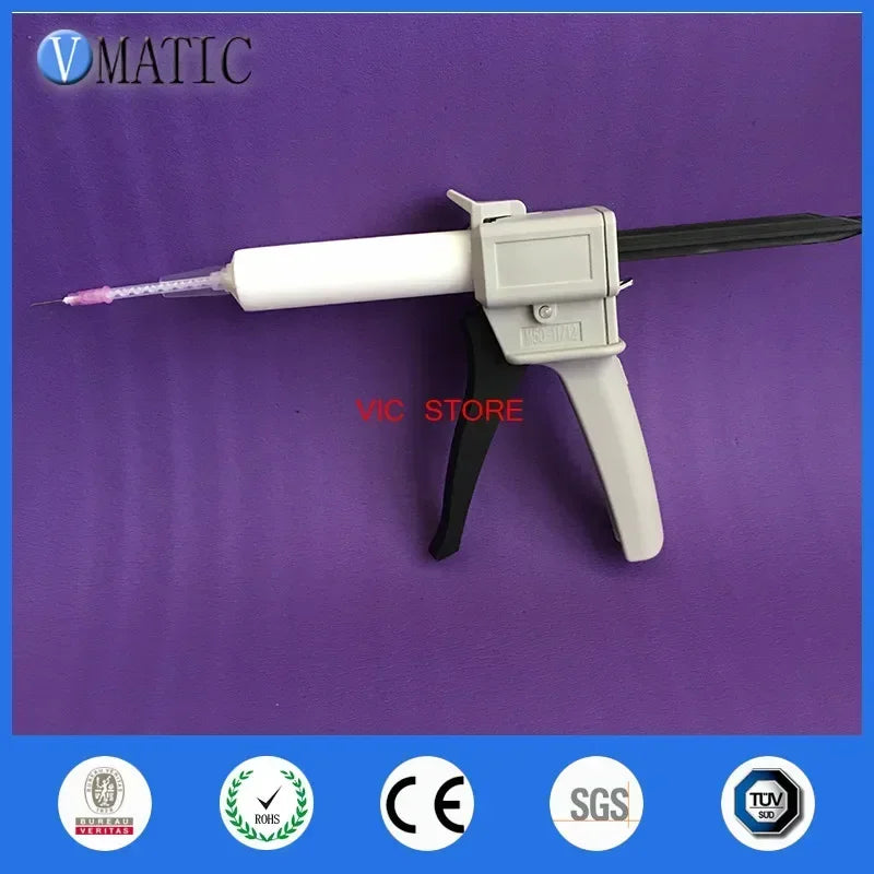 Dual-Cartridge Dispensing System | 2:1 Mixing Ratio Metering Gun for Dental Silicone Impression (50ml )