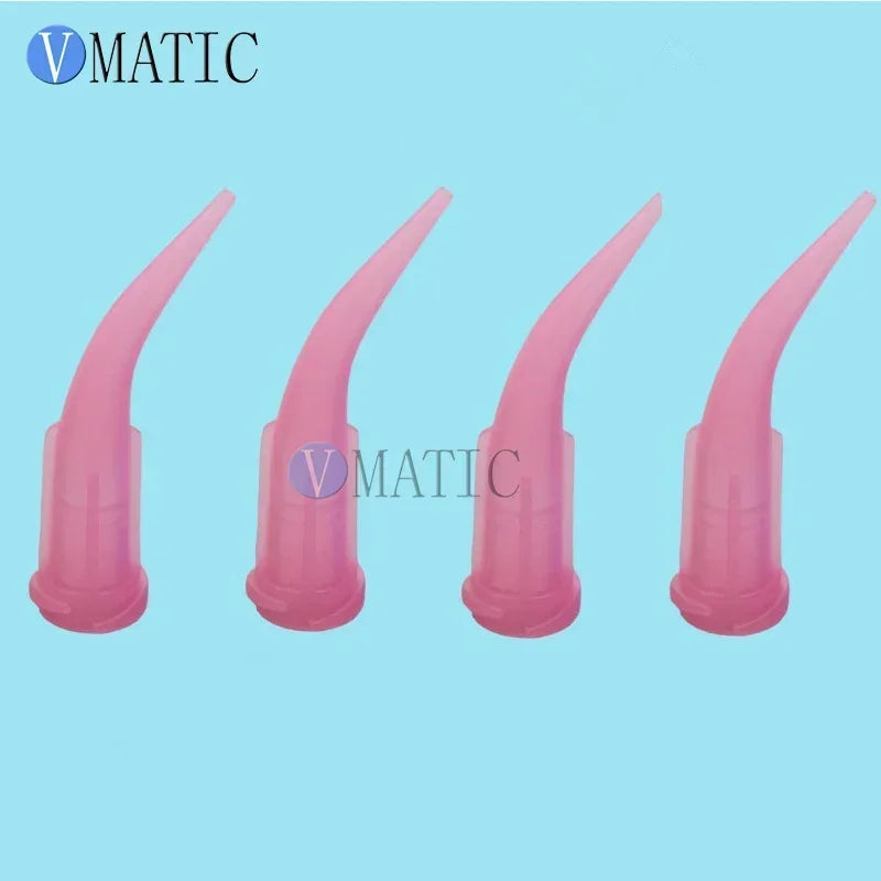 ‌100PCS 18G(1.27mm) Tapered Dispensing Tips |Luer Lock Nozzles for Epoxy/Silicone