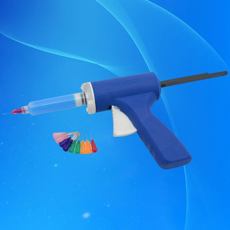 Free Shipping 30cc 30ml Plastic Cartridge Soldering Flux Epoxy Adhesive Caulking Syringe Gun
