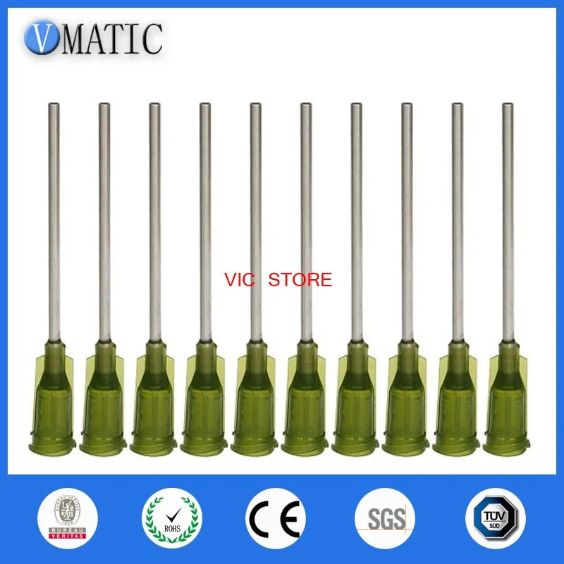 Free Shipping 10 Pcs 14G 10Cm Length Dispensing Needle Tips14G 100Mm Length Plastic Dispense Syringes Needle
