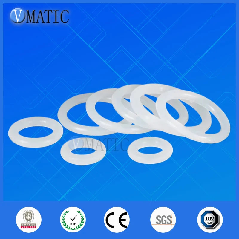 White Silicone O-Ring Food Grade Silicone Gasket Insulation Waterproof Oil Resistant Rubber Gasket OD3-60mm CS1/2/3mm
