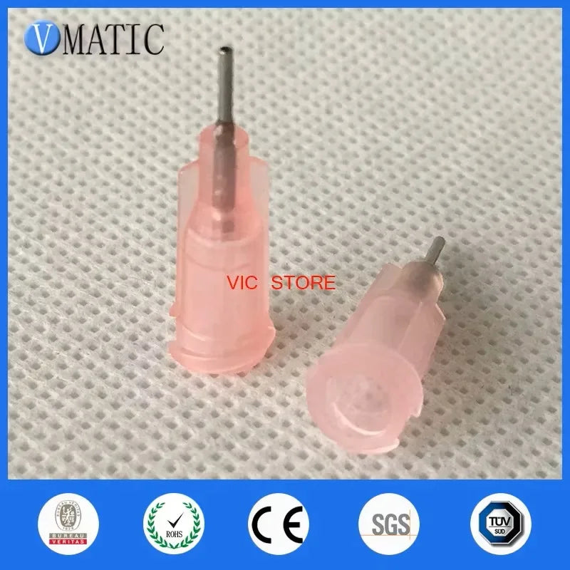 High Recommendation Quality 100 Pcs 20G 1/4 Inch Stainless Steel Dispensing Screw Syringe Needle Tips
