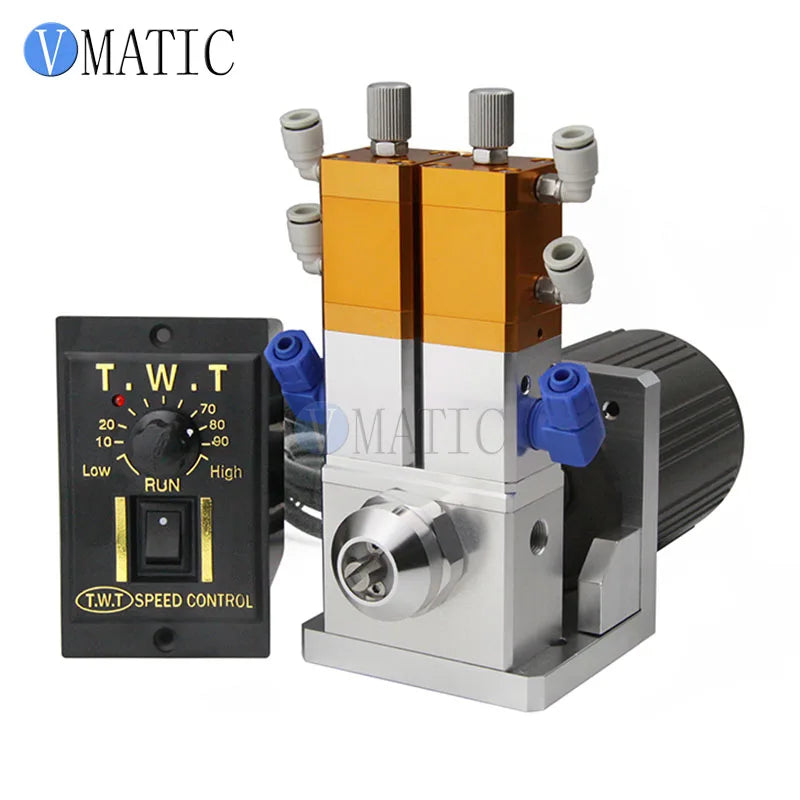 High Quality 2023 New Liquid Two Component Mixing Glue Dispensing AB Dual Fluid Suction Valve With Electrical Machine 25W