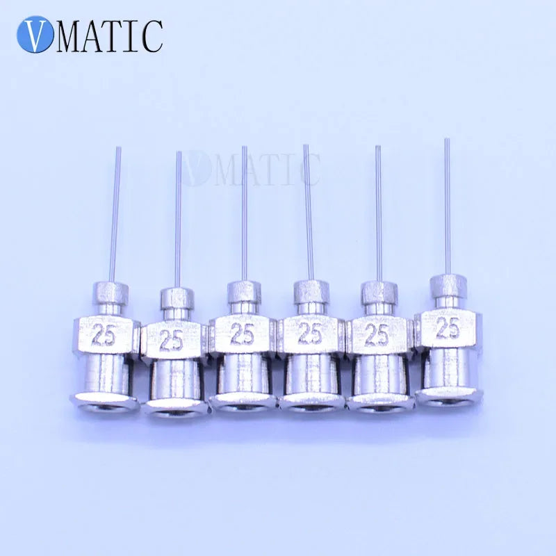 Free Shipping 12Pcs 0.5'' Tip Length 25G Stainless Steel Tips 1/2 Inch