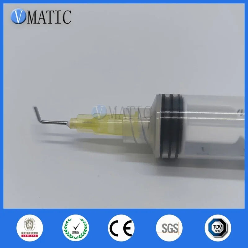 Free Shipping 100Pcs 20G 45 Bent Degree 0.5'' Pre-Bent Glue Dispenser Needle Tip 1/2 Inch