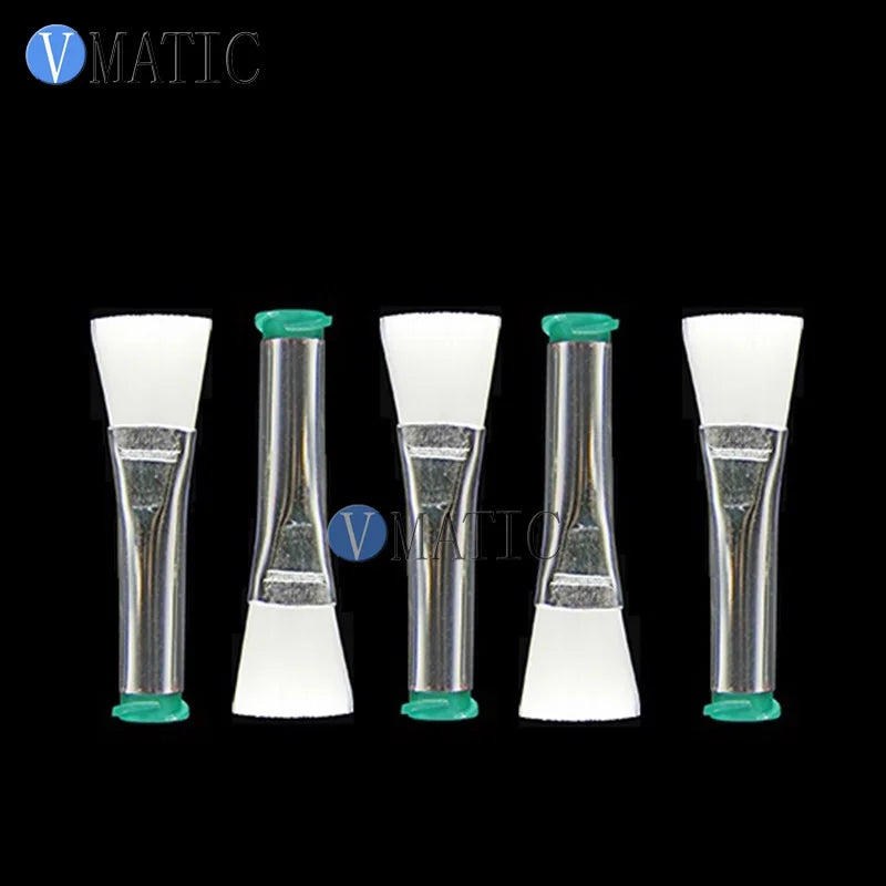 Free Shipping 18G Dispensing Needle Brush Double Screw Thread EFD Soft Brush Flat 11mm Mouth Glue Dispenser Needle Brush