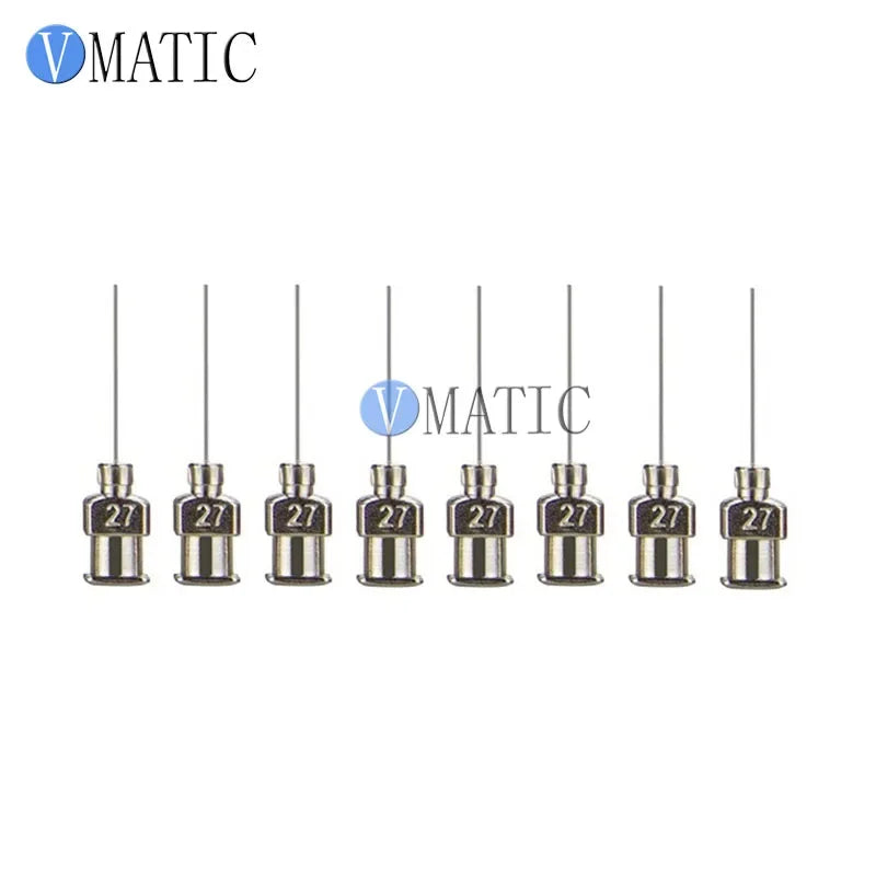 ‌12-Pack 27G Blunt Dispensing Needles | 1Inch Stainless Steel Tip for Resin/Adhesive/Cosmetics (Glue Syringe Tips Non-Sterile)‌