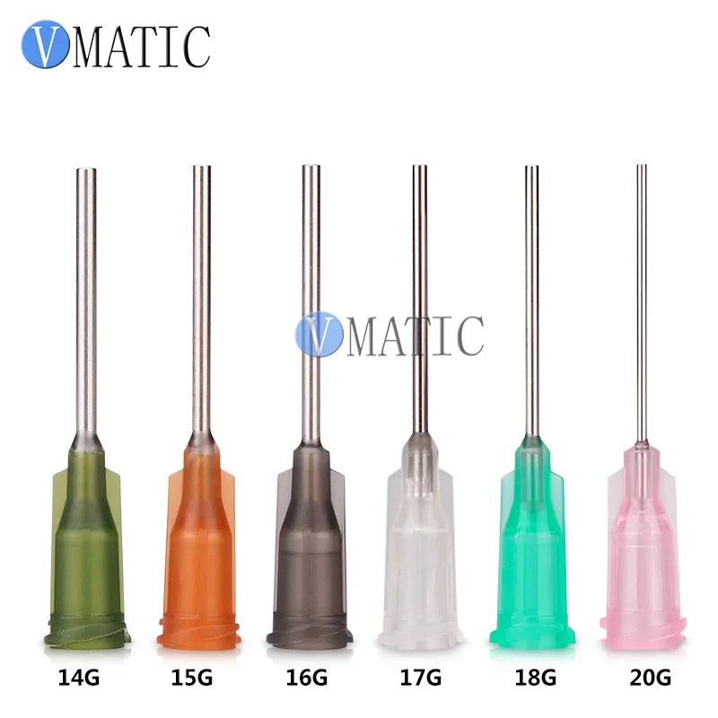 ‌Multi-Gauge Industrial Dispensing Needles 14G-27G 1" | 1000PCS Stainless Steel Blunt Tips for Auto/Electronics Free Ship‌