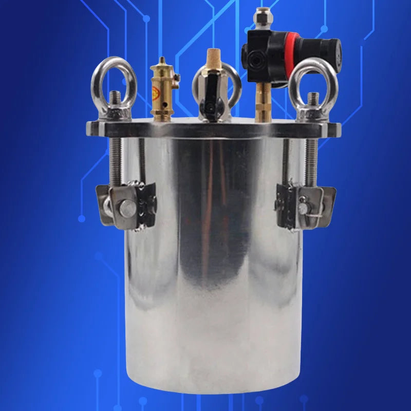 1L Industrial Pressure Vessel | 304 Stainless Steel Glue Tank for High-Viscosity Adhesive (150PSI ASME Standard)