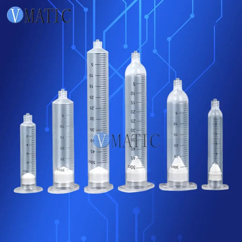 Free Shipping 55/30CC Japanese Style New Scale Pneumatic Dispensing Syringe for American Automation Glue Applicator Gun Adapter