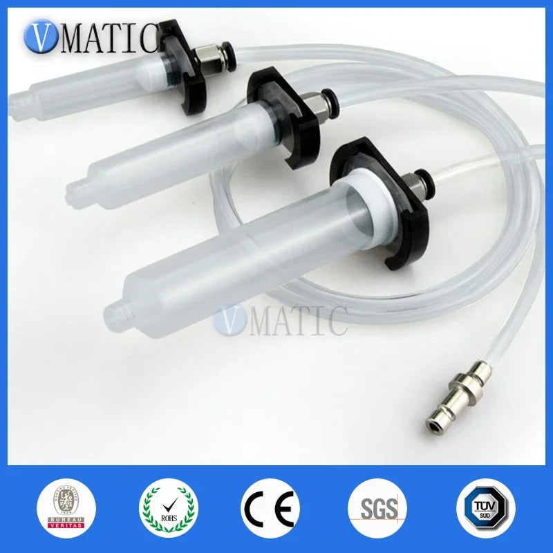 Free Shipping 5pcs High Quality IEI Japanese Type Glue Dispensing Pneumatic Syringe Barrel Valve Robot Alloy Adapter