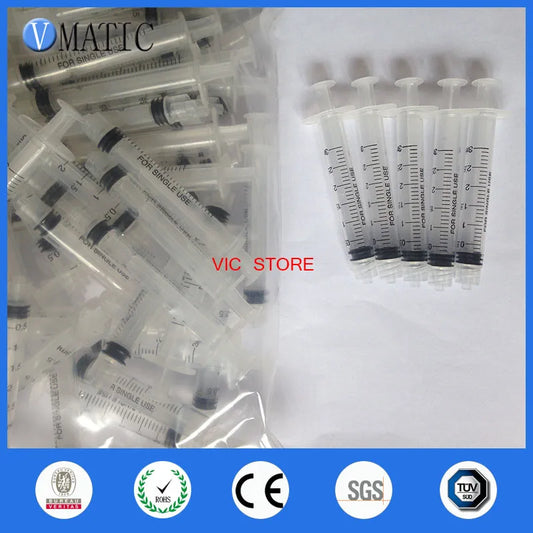 High Quality 3ml/cc Plastic Industrial Dispensing Syringe X 30Pcs / Luer Lock Glue Dispenser Plastic Syringe