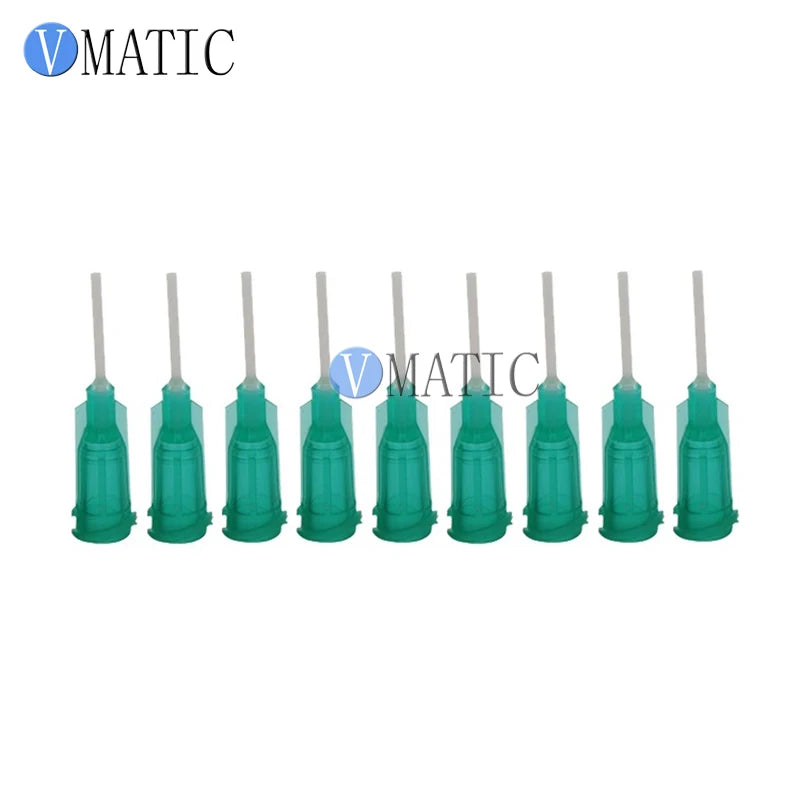 Free Shipping 100Pcs 14G-25G 0.5'' Polypropylene Glue Dispensing Flexible Plastic Needles 1/2 Inch
