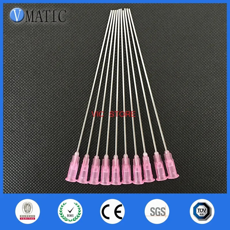 Free Shipping Quality 18G Blunt Tip Needle 10cm For Liquid Dispenser Adhesive Glue Ink Refilling 100mm Length Dispensing Needles