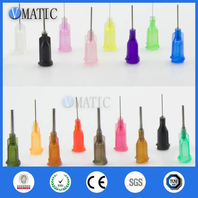 Plastic Products Manufacturer 14-27G 1/2 Inch Luer Lock Tips Dispensing Industrial Syringe Flat Blunt Needle Total 1000pcs