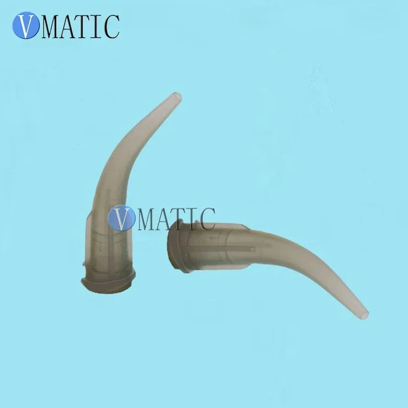Free Shipping 100pcs 16G TT Tapered Plastic Bent Dispensing Needle Tips