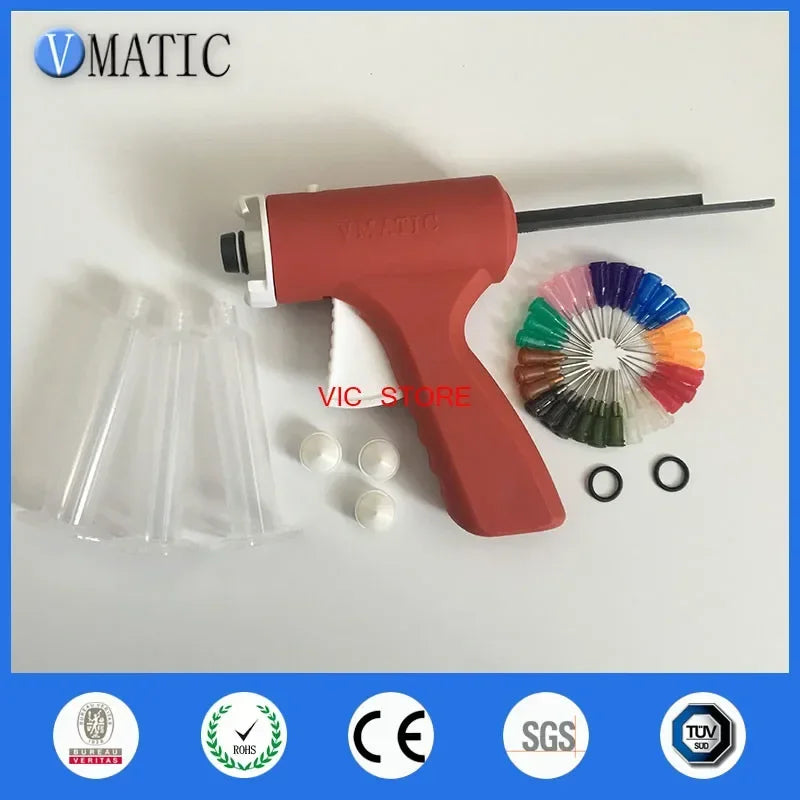 Free Shipping Top Selling Manual Syringe 10cc Epoxy Adhesive Single Liquid Glue 10ml Caulking Gun