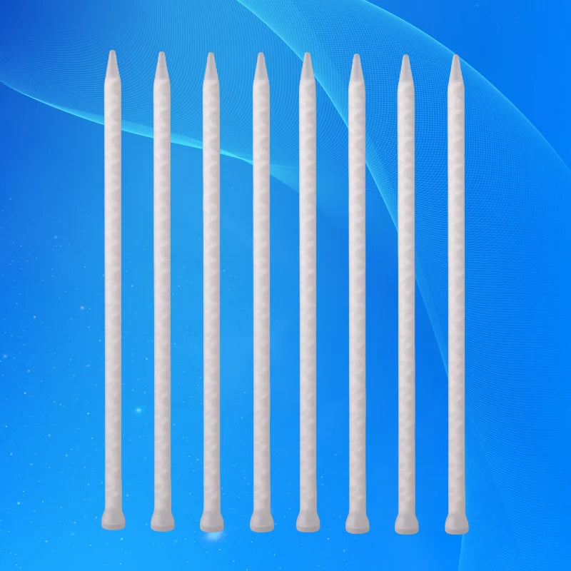 Static Mixing Nozzle MC10-32 (White Core) | ISO 9001 Certified for 1:1 Ratio Epoxy (200-800psi) with 20 Helix Elements
