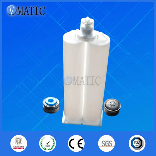 Free Shipping Quality Epoxy Resin Gun Cartridge 50ml/cc 1:1 Glue Dispensing Cartridge From China Factory