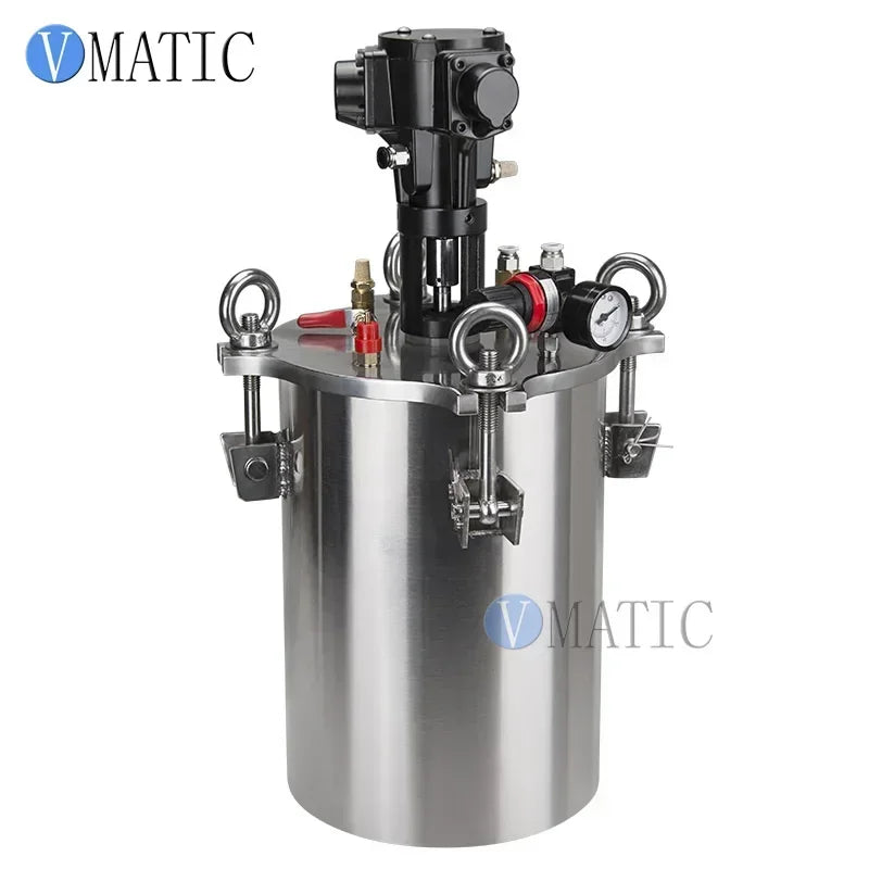 High Quality Glue Liquid Dispensing Pneumatic Mixing Stainless Steel Air Pressure Tank Container