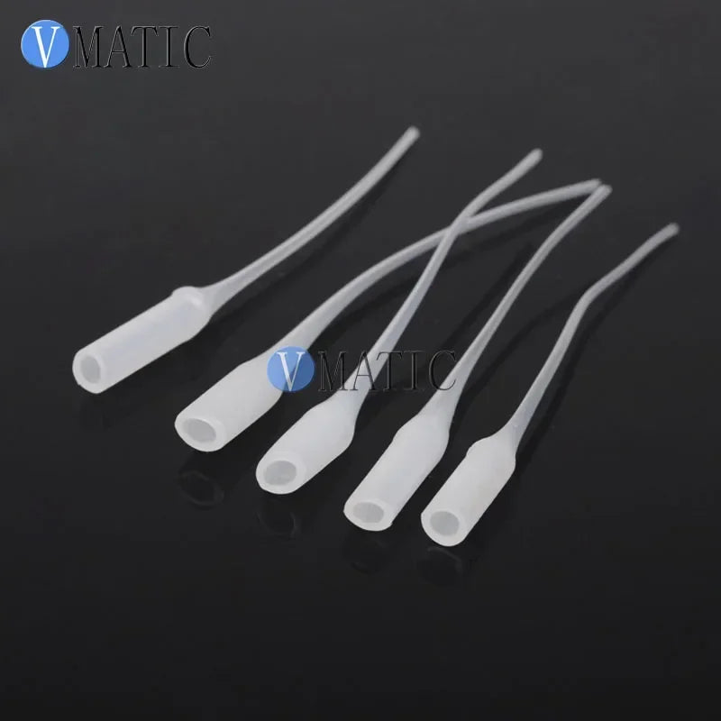 Free Shipping 100 Pcs Superfine Hose Glue Dropper Dispensing Needle Glue Dispenser Tube Nozzle