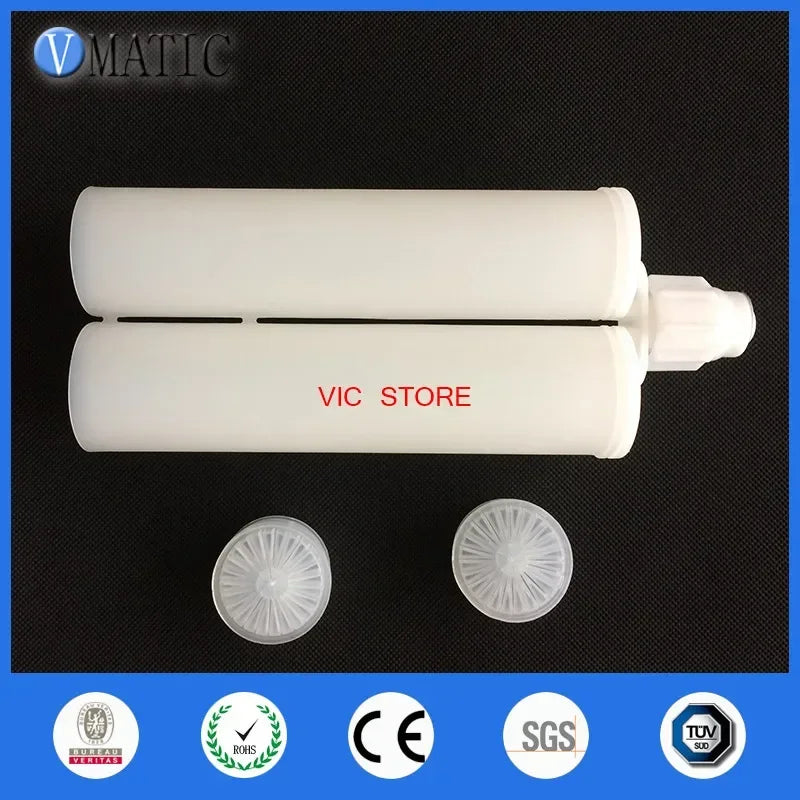 Free Shipping Quality Assurance Two Component Cartridge 1:1 For 400ml 400cc Plastic Dispensing Gun Cartridge