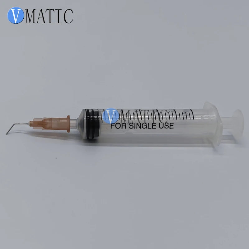 High Quality 100Pcs 26G 45 Degree Bent 0.5'' Angled Glue Dispensing Needle Tip 1/2 Inch