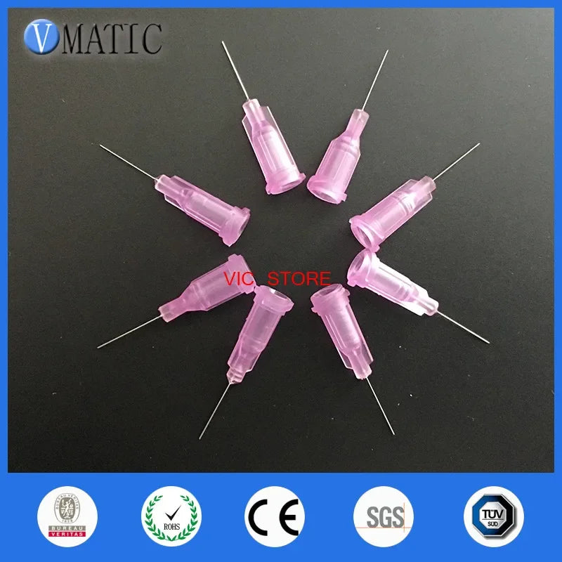 Free Shipping Precision 0.5'' 1/2 Inch Length 100 Pcs Te Premier Dispensing Needle Tips Dispenser Needles Dispensing