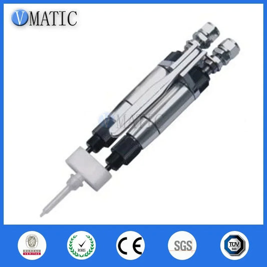 Free Shipping AB Component Epoxy Pneumatic Glue Manual Valve AB Two Liquid Dispensing Valve