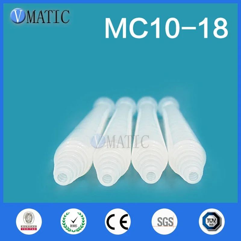 Free Shipping Resin Static Mixer MC/MS10-18 Mixing Nozzles For Duo Pack Epoxies (White Core)