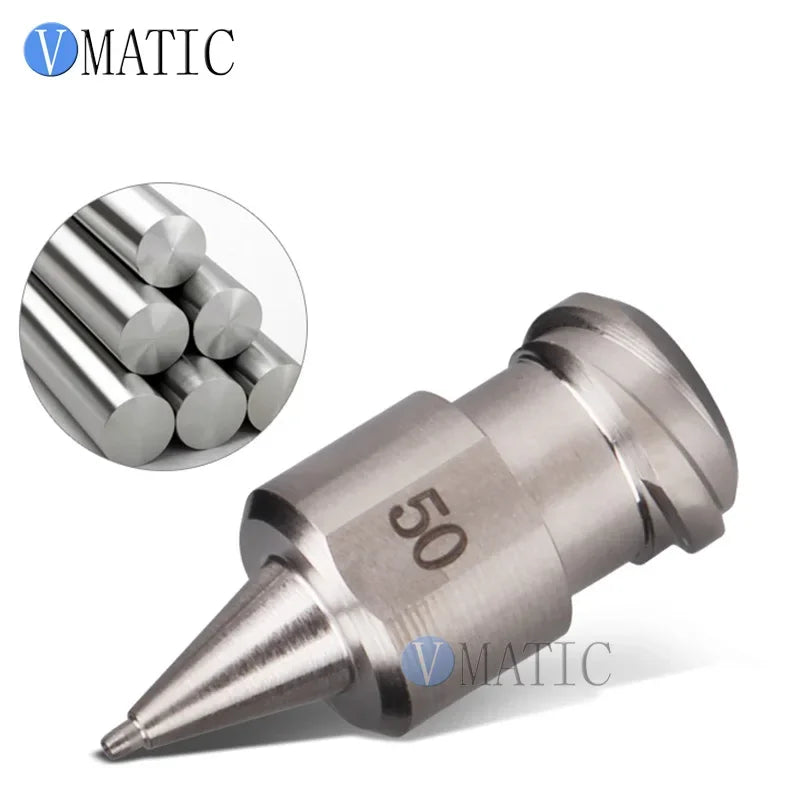 Double Thread Custom High Precision Micro Stainless Steel Dispensing Needle Glue Dispenser Nozzle