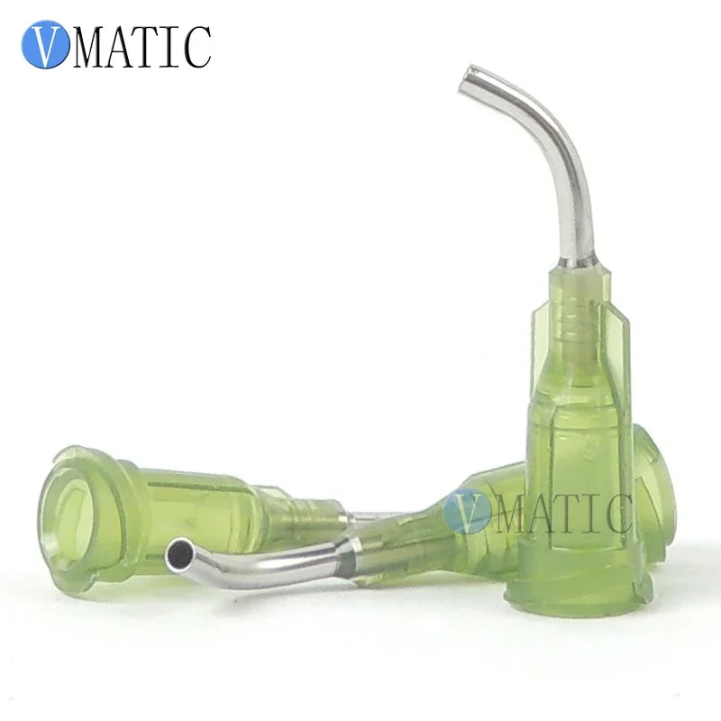 Free Shipping 45 Degree 14G 0.5 1/2 Inch Te Bent Dispensing Tips Dispensing Needle