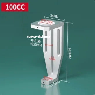 Needle Barrel Bracket for Dispensing Machine - Compatible with 10CC to 500CC Syringes with Silicone Sleeve Holder