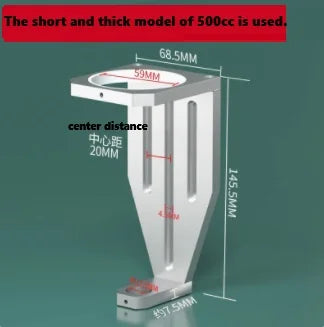 Needle Barrel Bracket for Dispensing Machine - Compatible with 10CC to 500CC Syringes with Silicone Sleeve Holder