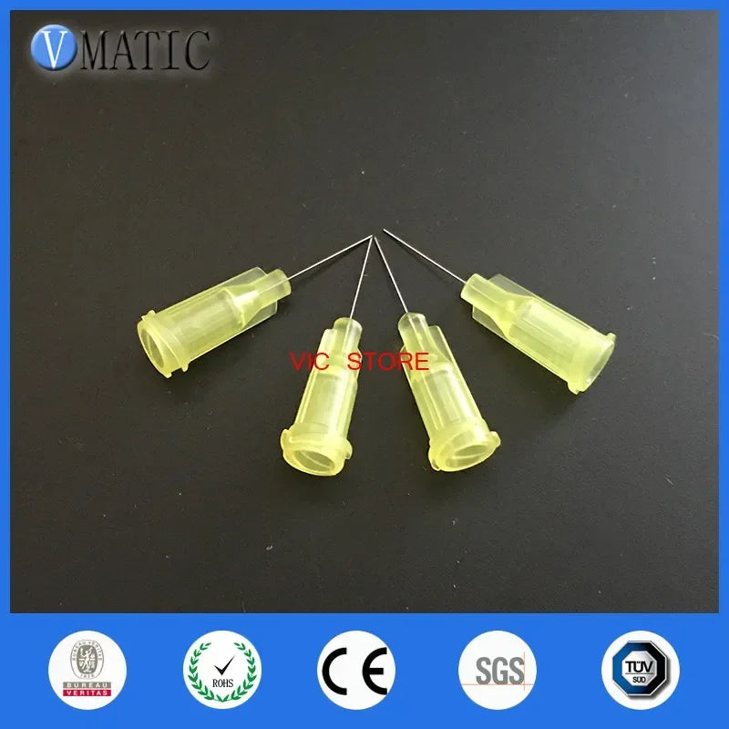 Free Shipping 32G Stainless Steel Chemical Needles 100Pcs/Lot 1/2 Inch Tubing Length Non Sterilized Glue Dispensing Needle
